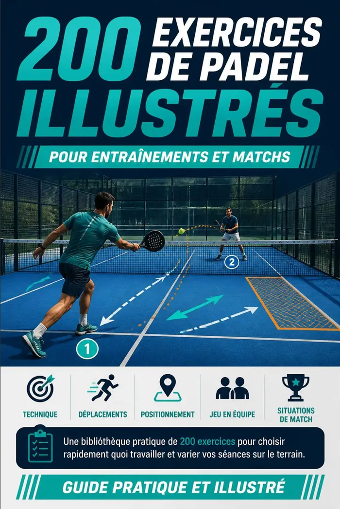 Page illustrée du guide de padel 1