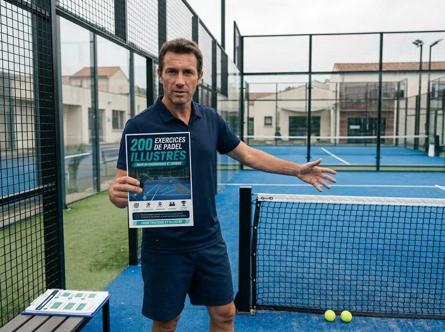 Exercices de padel illustrés du guide